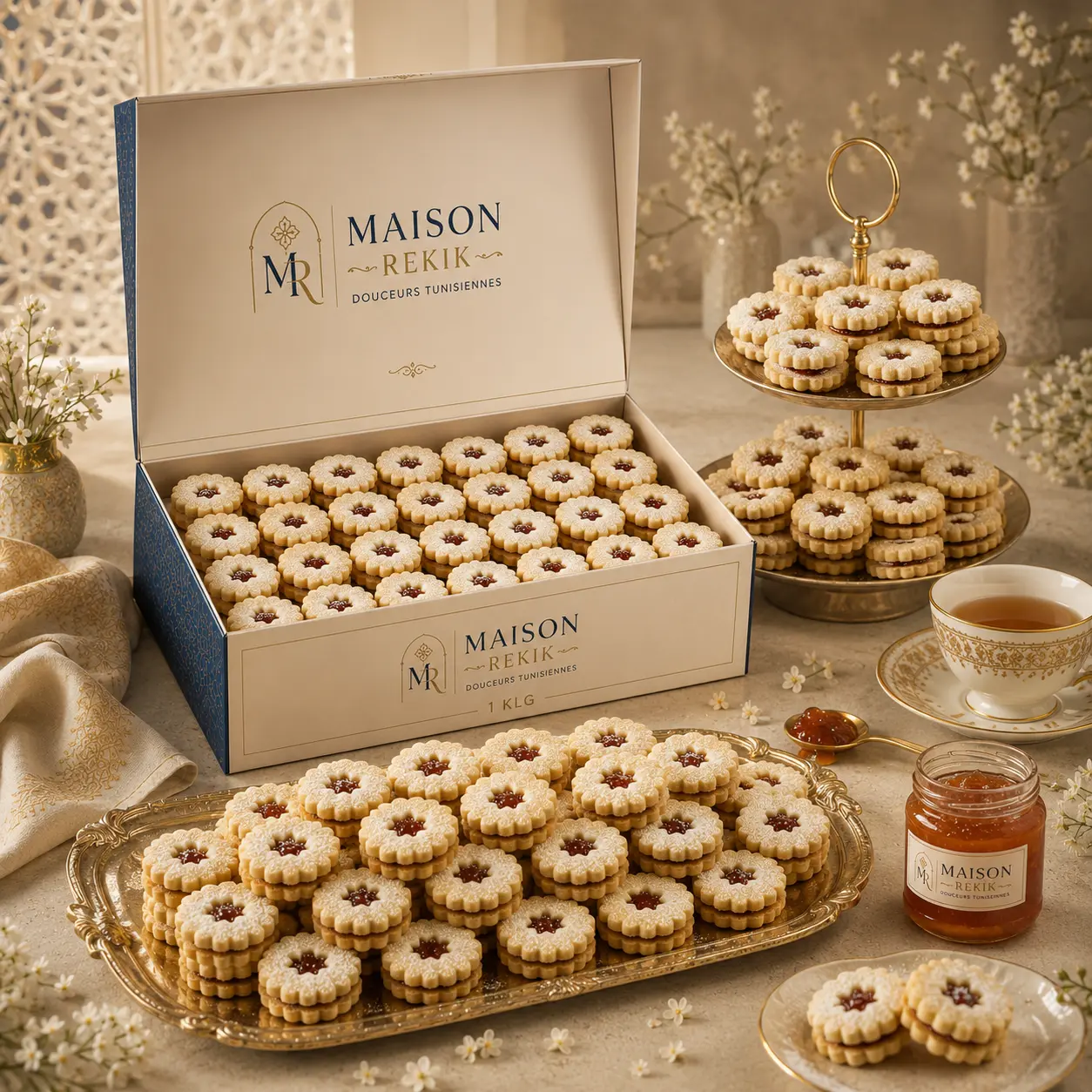 Sablés à la confiture
