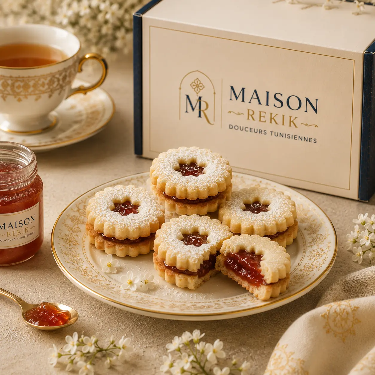 Sablés à la confiture