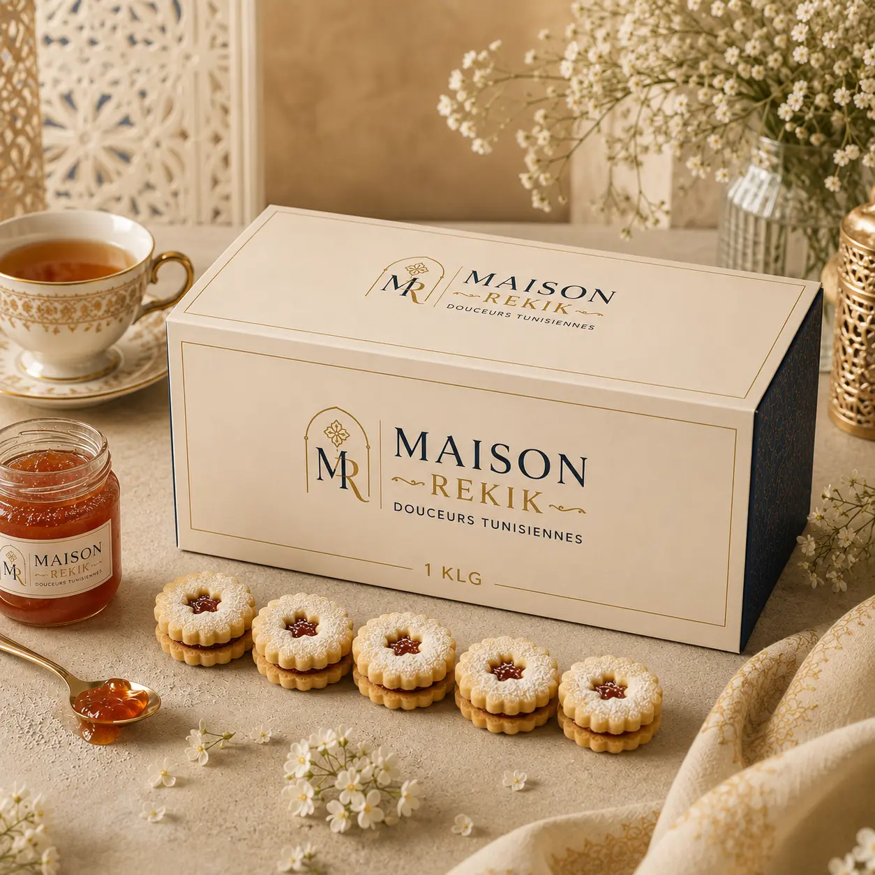 Sablés à la confiture
